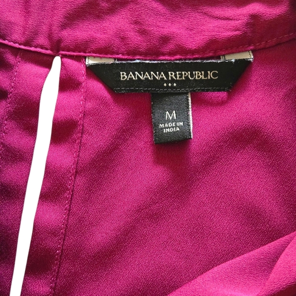 Banana Republic Vibrant Pink Sleeveless Blouse - Picture 10 of 10